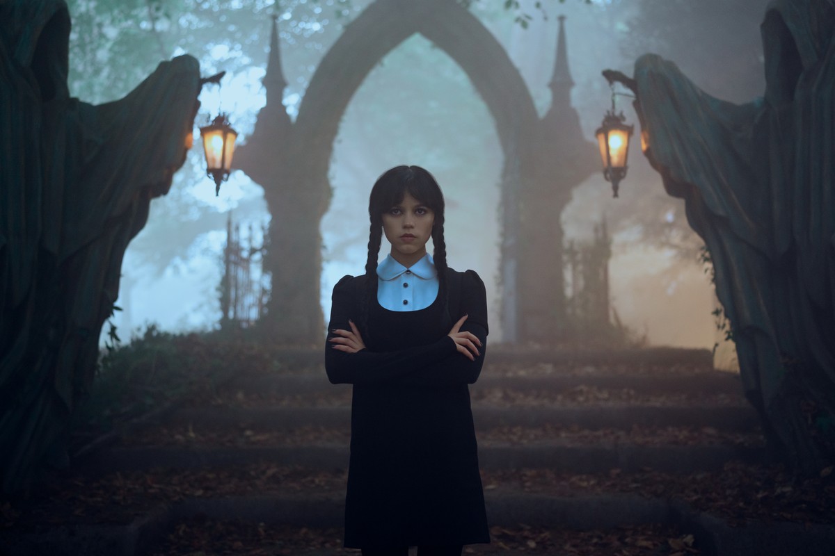 Jenna Ortega w 2. sezonie serialu "Wednesday"
