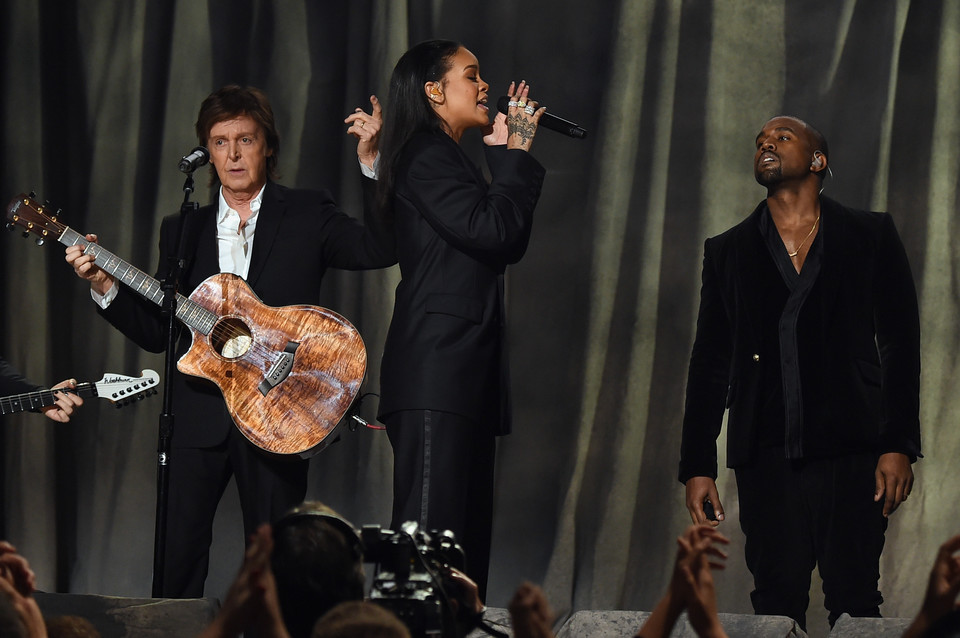 Paul McCartney, Rihanna i Kanye West na Grammy 2015