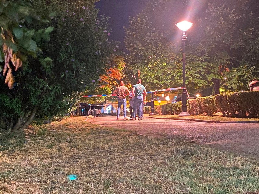 Mesto gde je devojka izbodena kod Vukovog spomenika