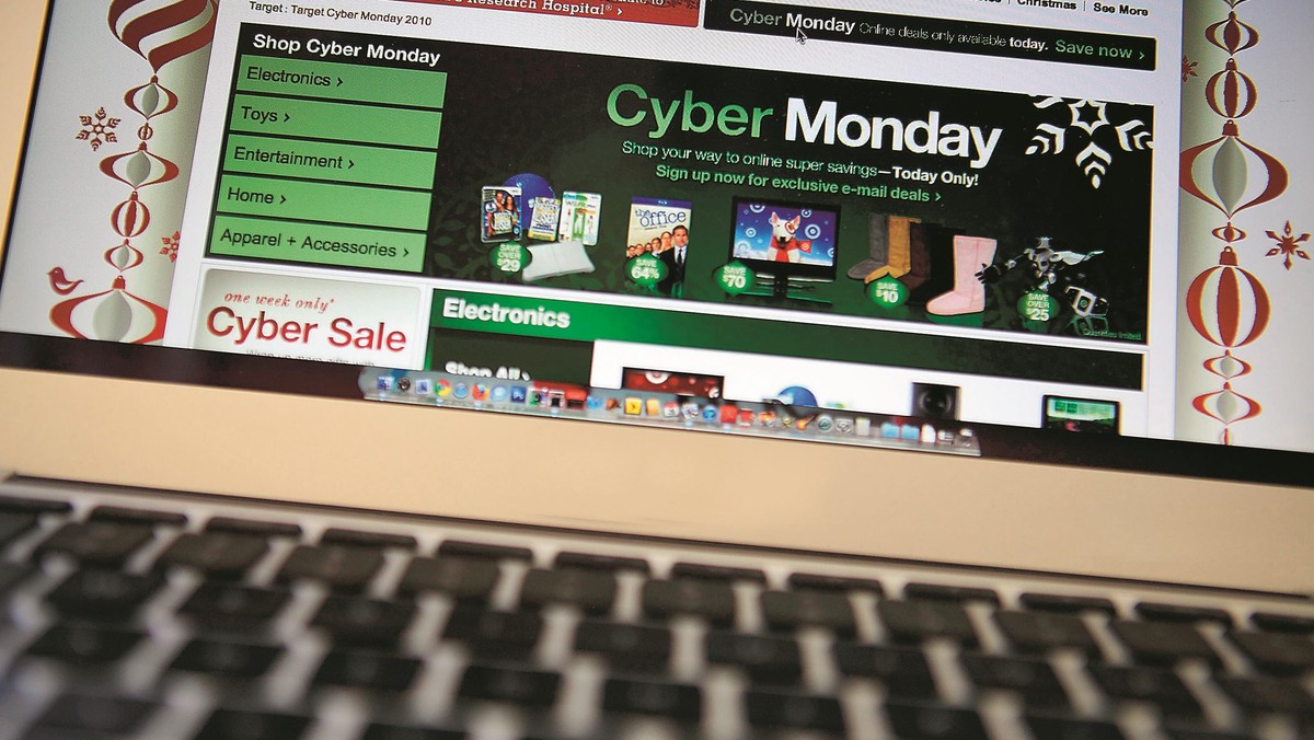 Online Shoppers Search For Cyber Monday Deals