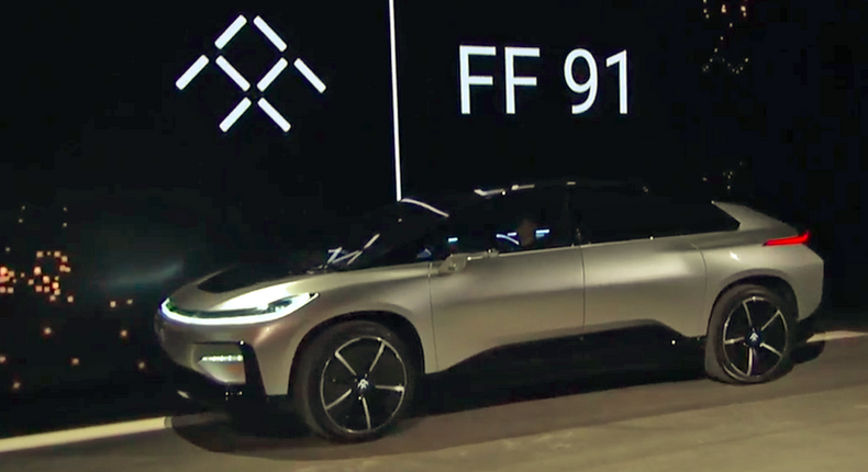 Faraday Future's first production vehicle.