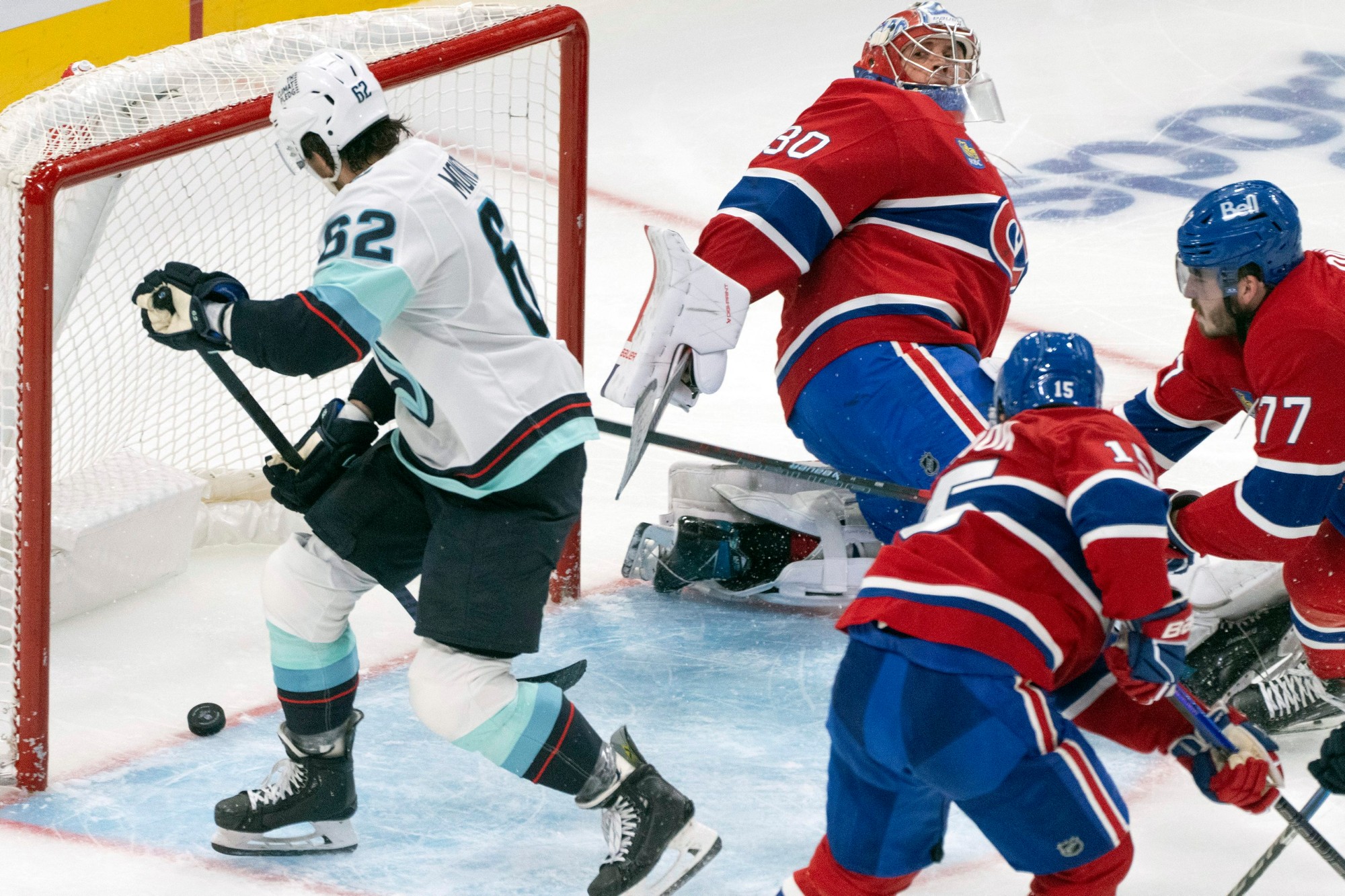 Zápas NHL: Montreal Canadiens - Seattle Kraken.