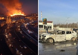 Największy atak dronów na Rosję. Moskwa w ogniu. Są ofiary