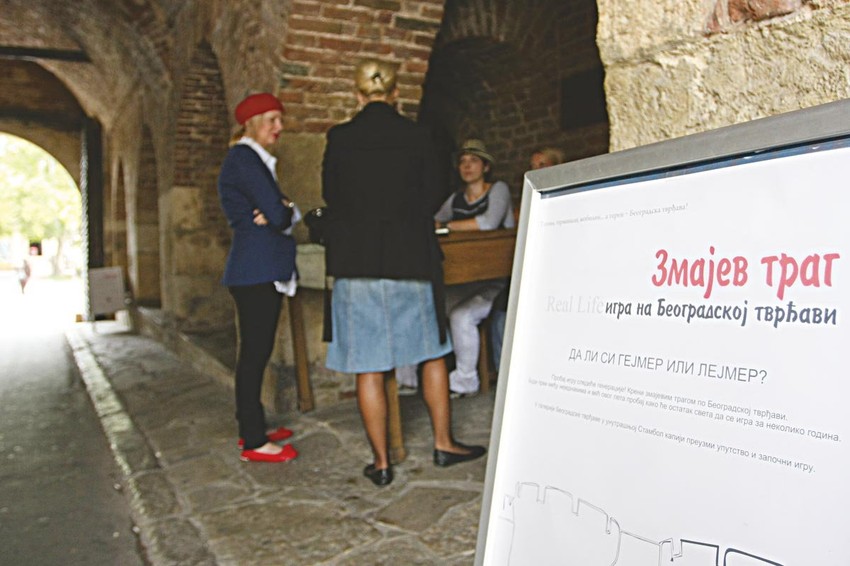 Početak igre je u galeriji u Stambol kapiji