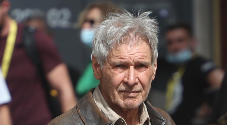 Harrison Ford az Indiana Jones 5 forgatásán