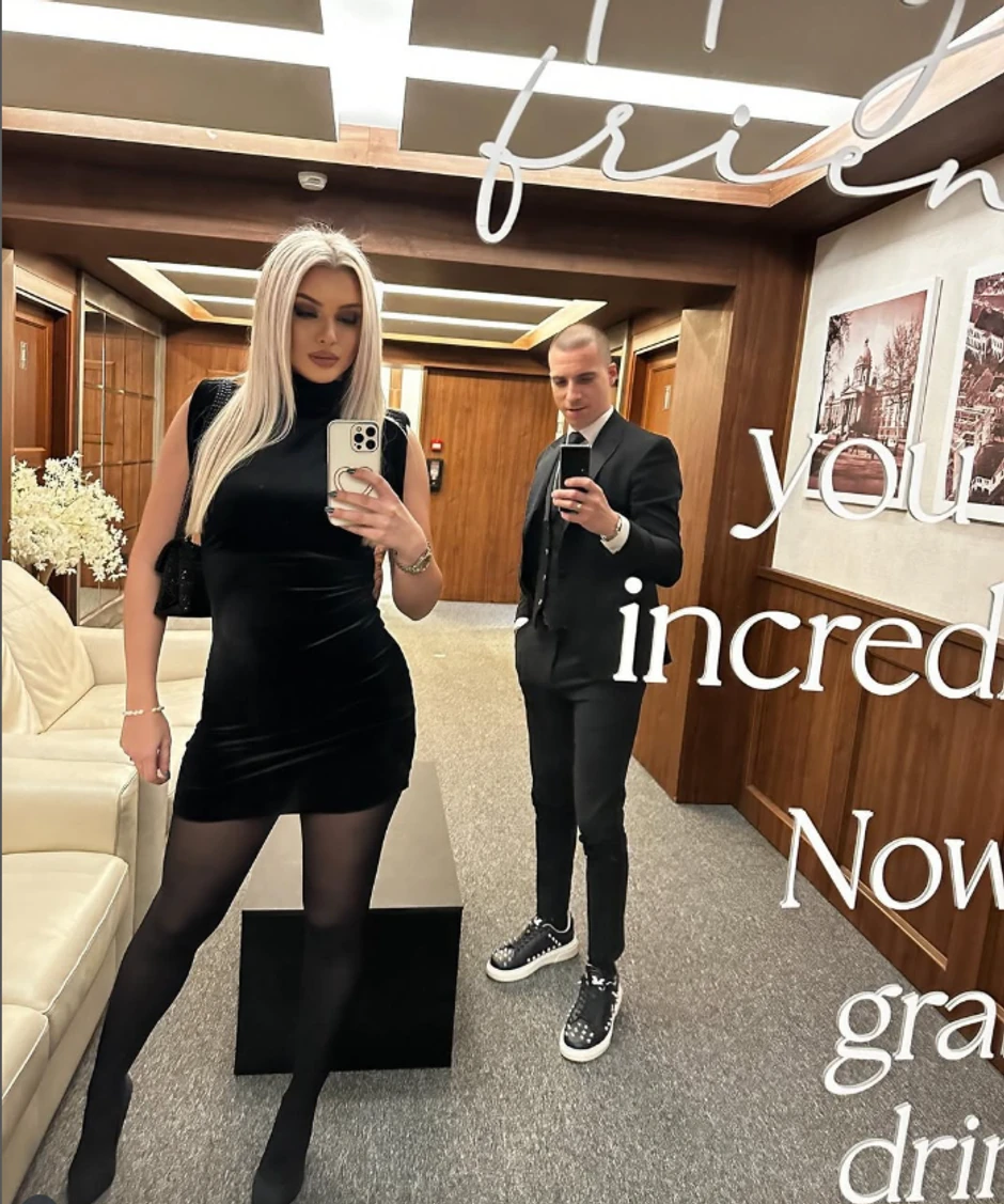 Milan Mitrović sa suprugom Bojanom