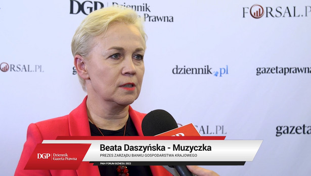 Beata Daszyńska - Muzyczka, Prezes Zarządu Banku Gospodarstwa Krajowego - PAIH Forum Biznesu 2023