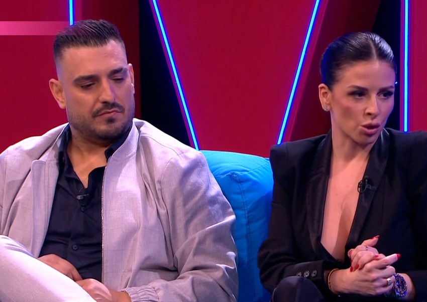 Darko Lazić sa bivšom i sadašnjom suprugom