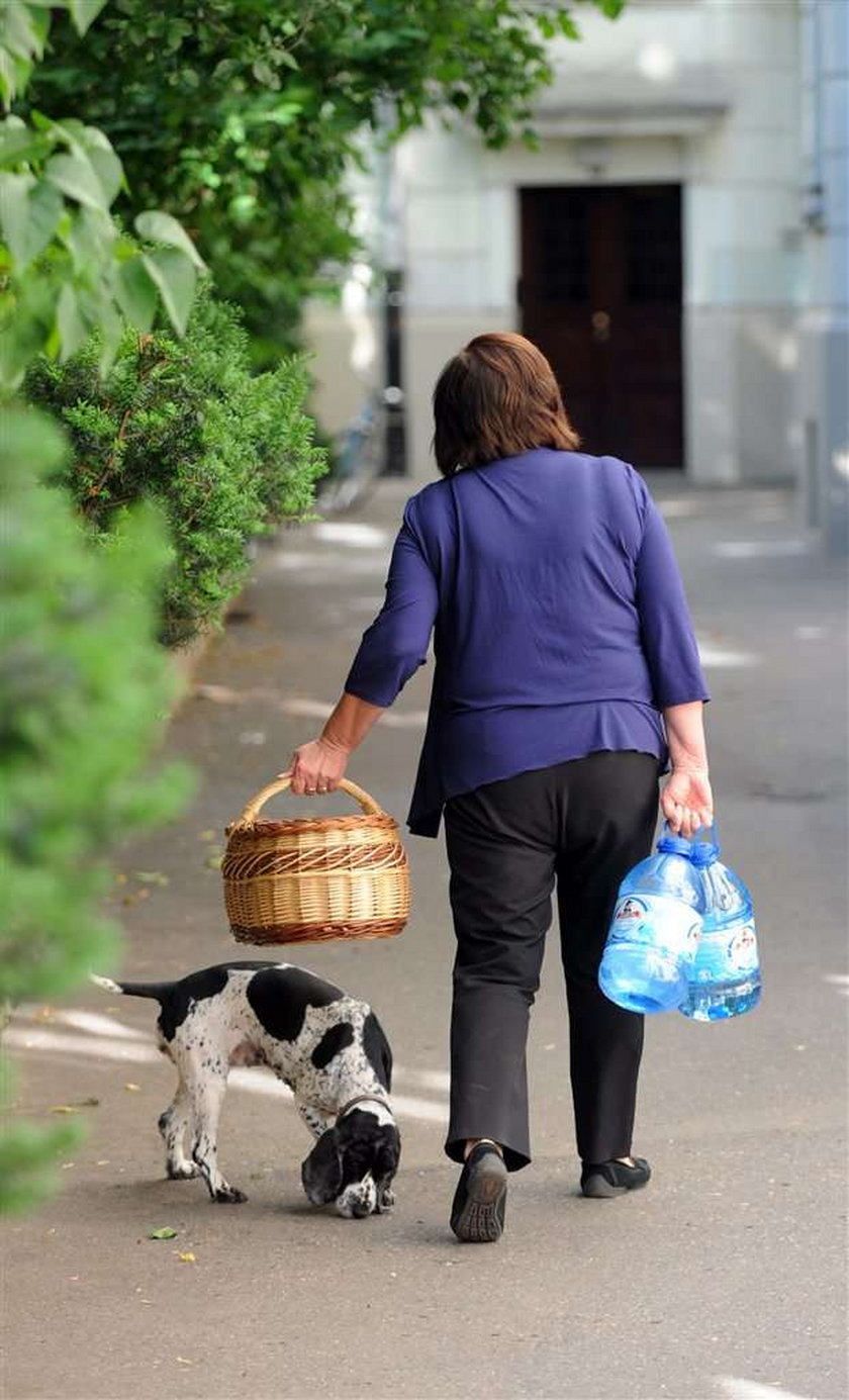 Pomogliśmy Komorowskiej dźwigać. FOTO