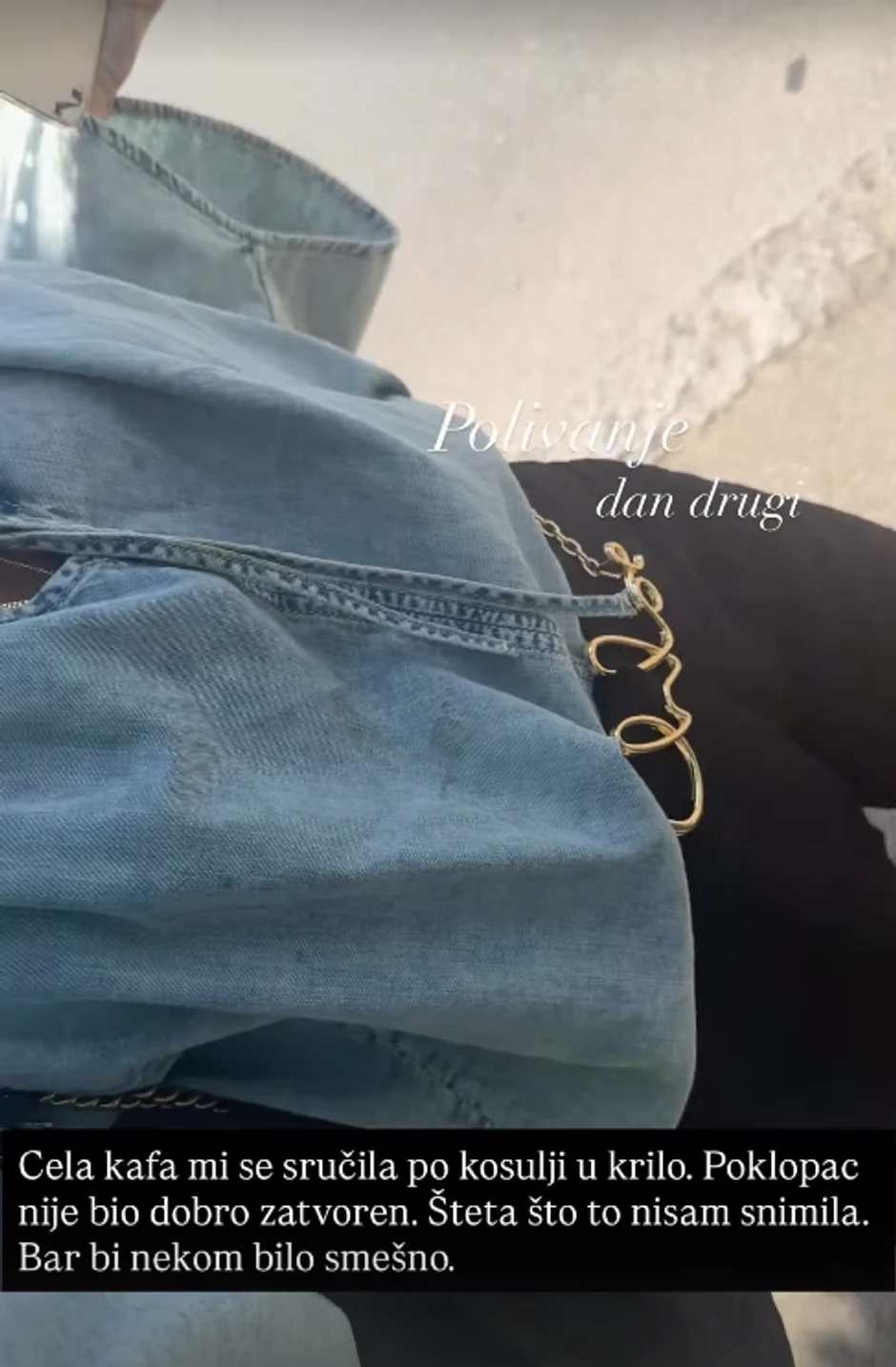 Aleksandra Jeftanović se polila kafom