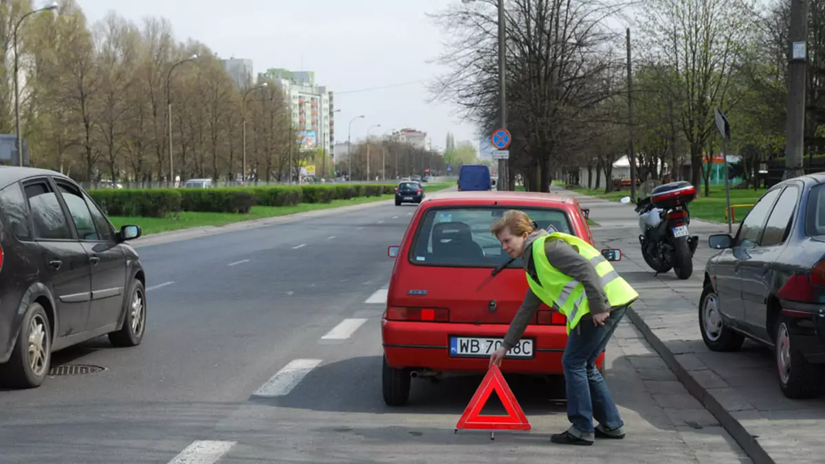 Uwaga, niebezpieczeństwo! Zobacz jak i gdzie postawić trójkąt