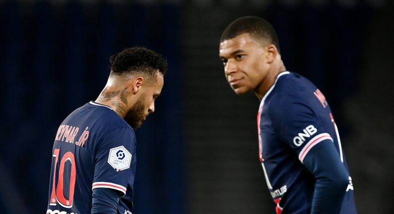 Neymar and Kylian Mbappe - Paris Saint-Germain are hoping to go all the way in the Champions League this season after losing the final to Bayern Munich in August