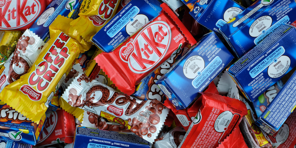 Nestlé produkuje m.in. popularne słodycze