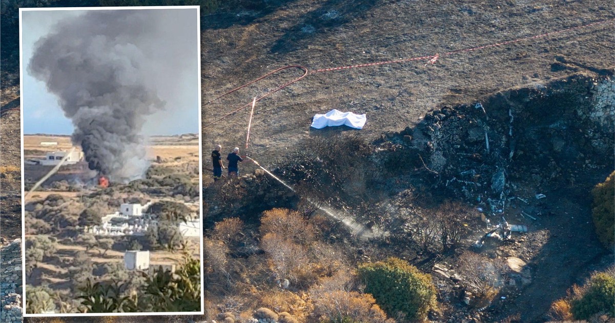 Koszmar zamiast miłości: Helikopter w płomieniach na greckiej Sifnos – trzy ofiary tragedii