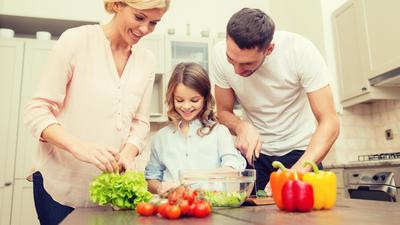 rodzina rodzice dziecko wspólny czas pasja gotowanie hobby kuchnia