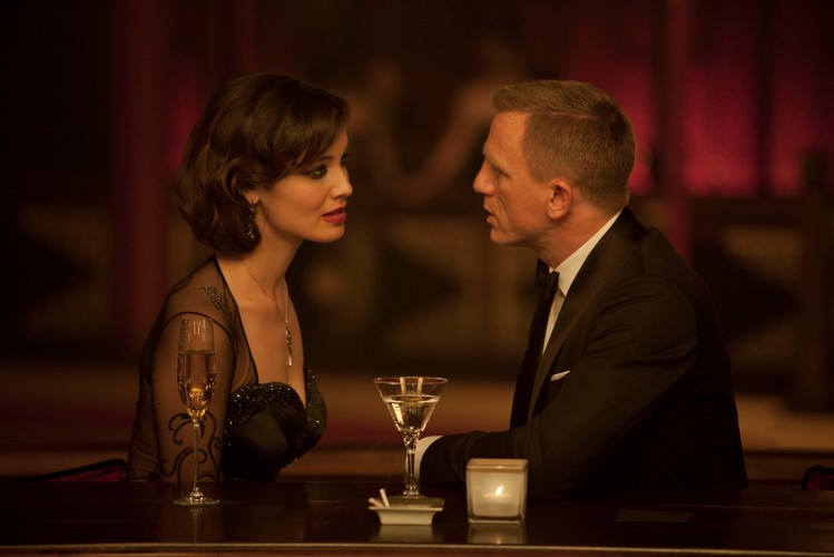 Bérénice Marlohe i Daniel Craig w 'Skyfall'