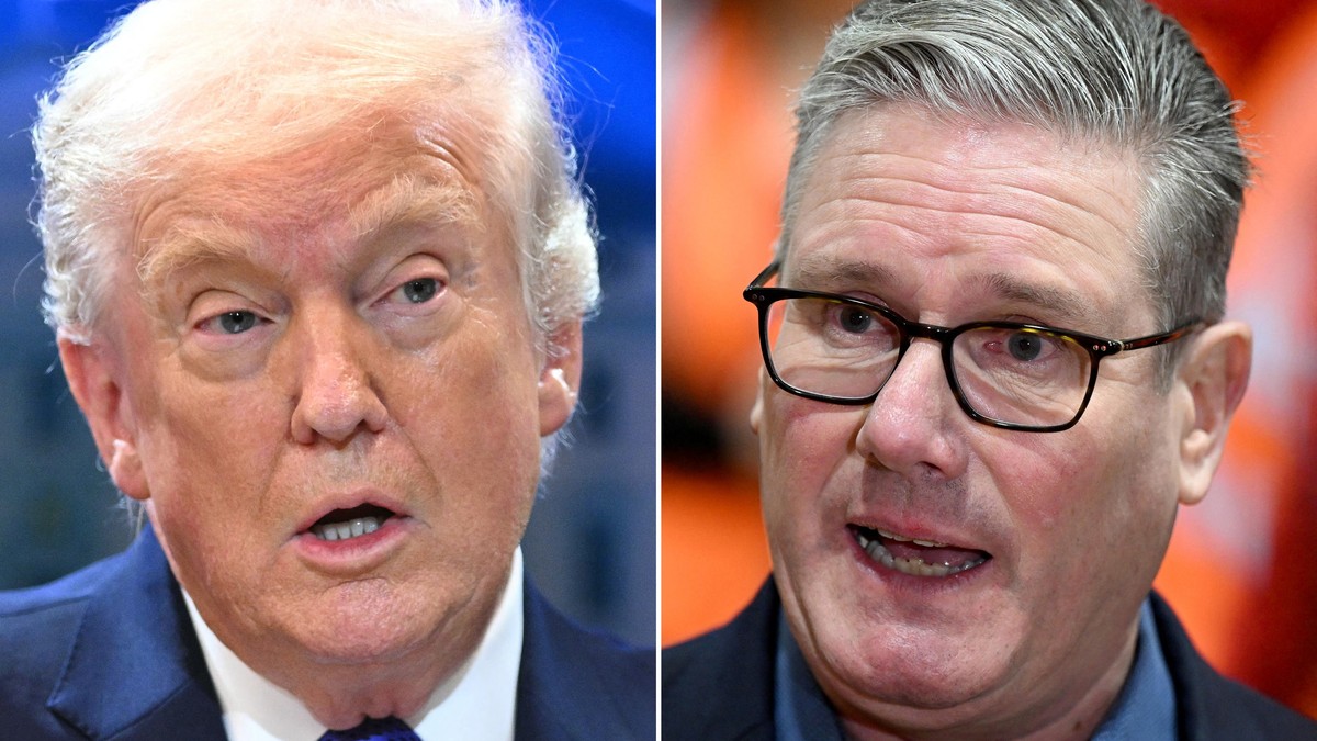 Donald Tramp, Kir Starmer