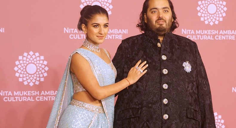 Radhika Merchant and Anant Ambani.Getty Images