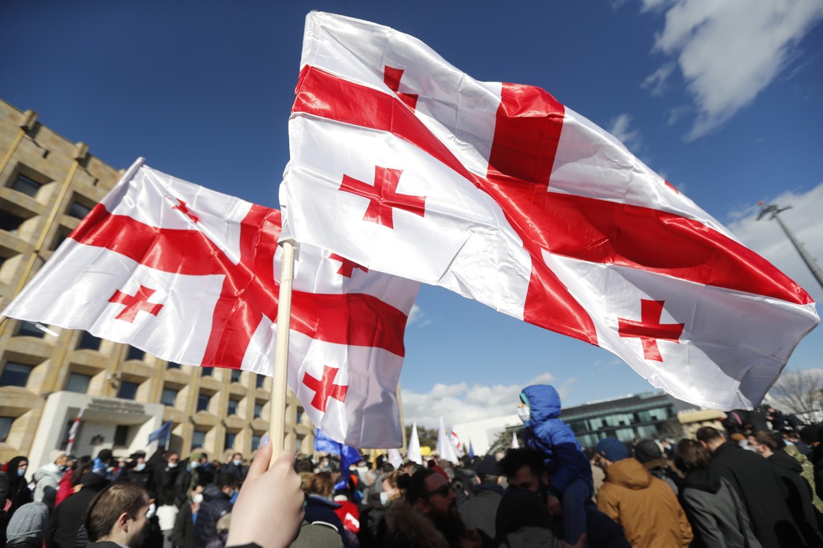 Protesty w Tbilisi