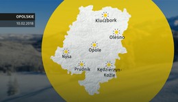 Prognoza pogody dla woj. opolskiego - 10.02