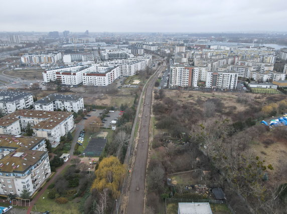 Część przebudowywanej trasy kórnickiej sąsiaduje z użytkiem ekologicznym Traszki Ratajskie fot. PIM