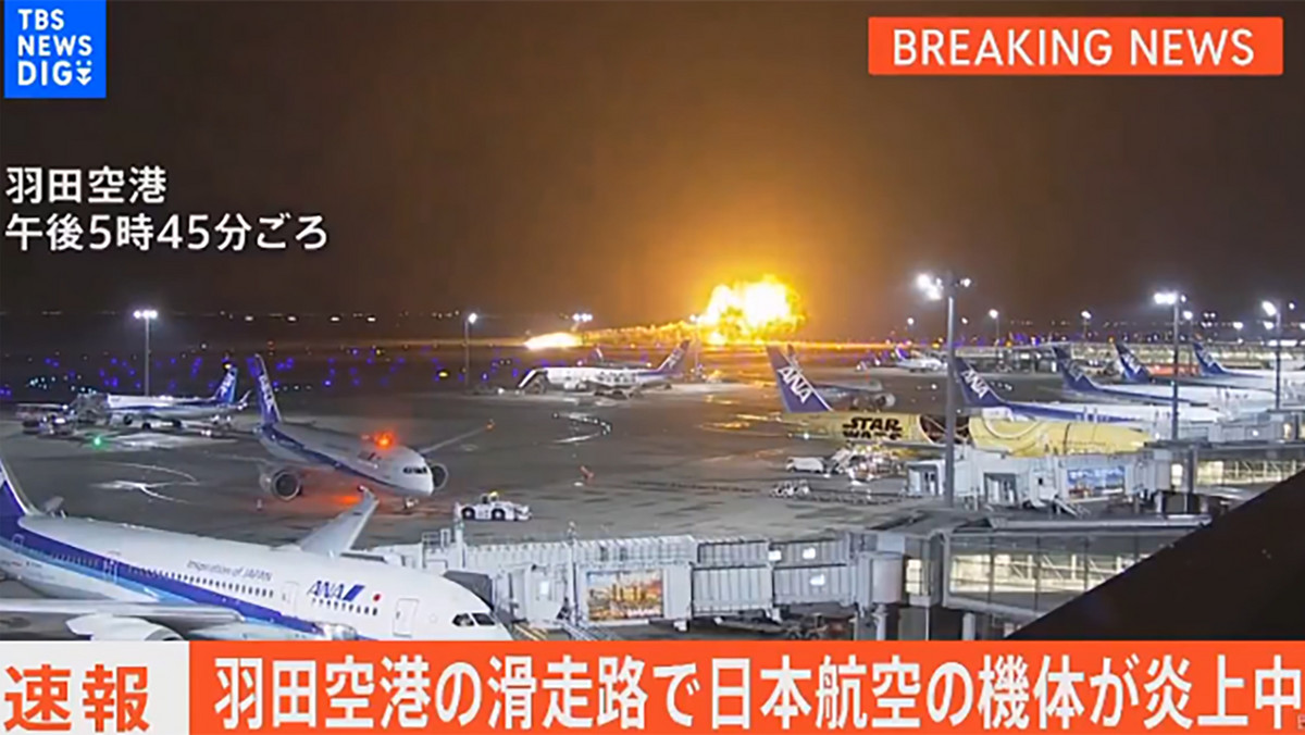 Tragiczny wypadek na lotnisku w Tokio. Nie żyje pięć osób