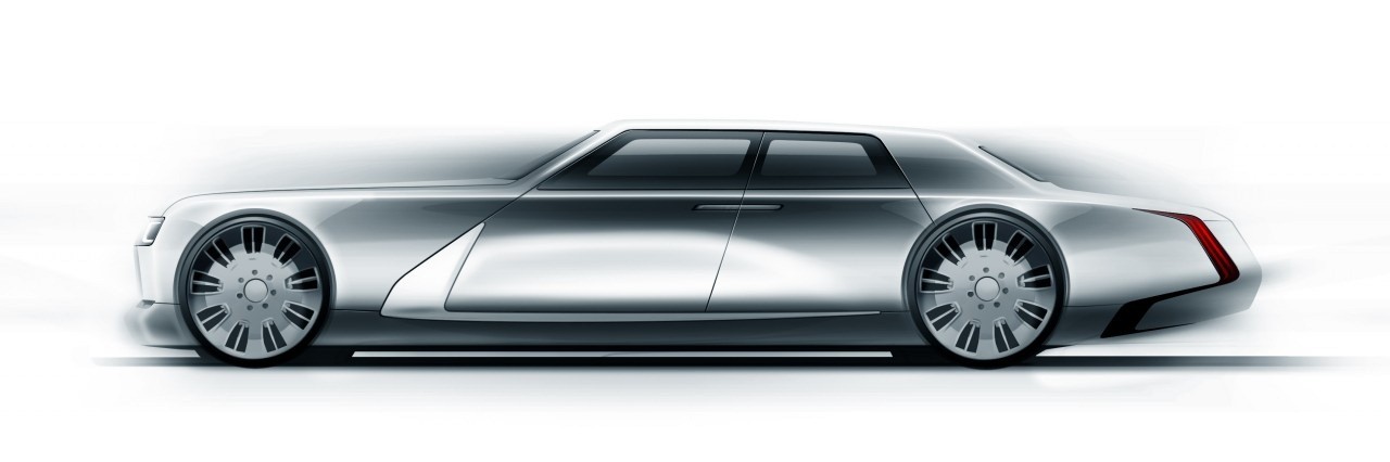 Konkursowy projekt nowej limuzyny Putina. Czy coś z tego zostanie wykorzystane przez Porsche przy tworzeniu auta produkcyjnego?