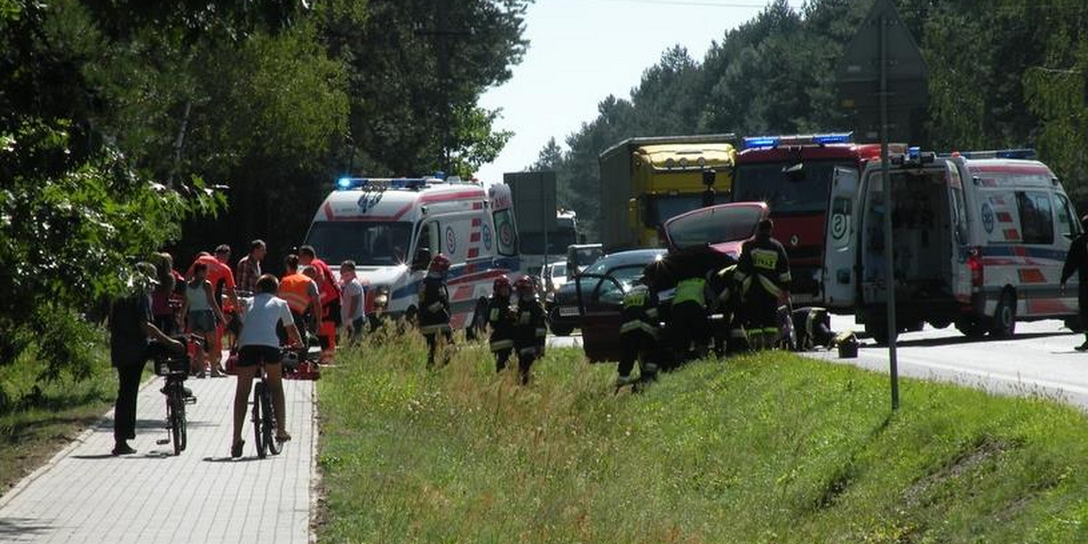 Groźny wypadek pod Lubartowem. Wśród rannych są dzieci