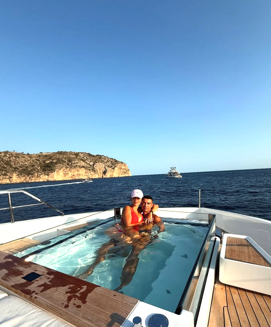 Cristiano Ronaldo a jeho Georgina.