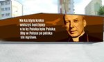 Mural z kardynałem Wyszyńskim. Tylko czyja to twarz?