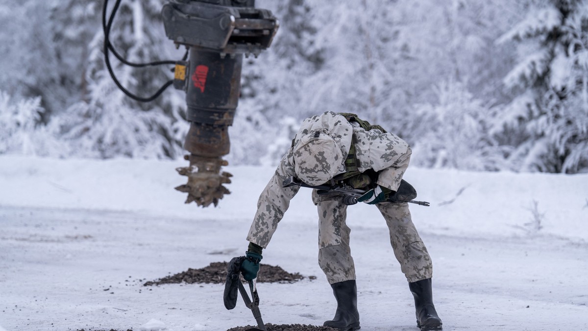 Postavljanje mina u Finskoj