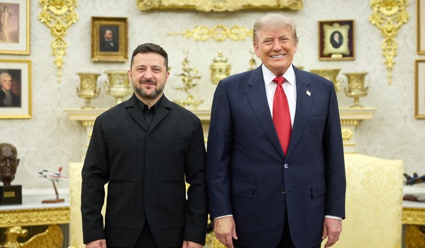  Donald Tramp i Volodimir Zelenski