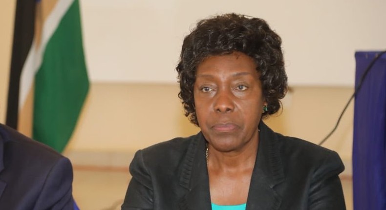 Kitui Governor Charity Ngilu breaks down while testifying in murder case of former Mayor Martha Mwangangi 