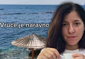 Srpkinja u Hrvatskoj na sezoni