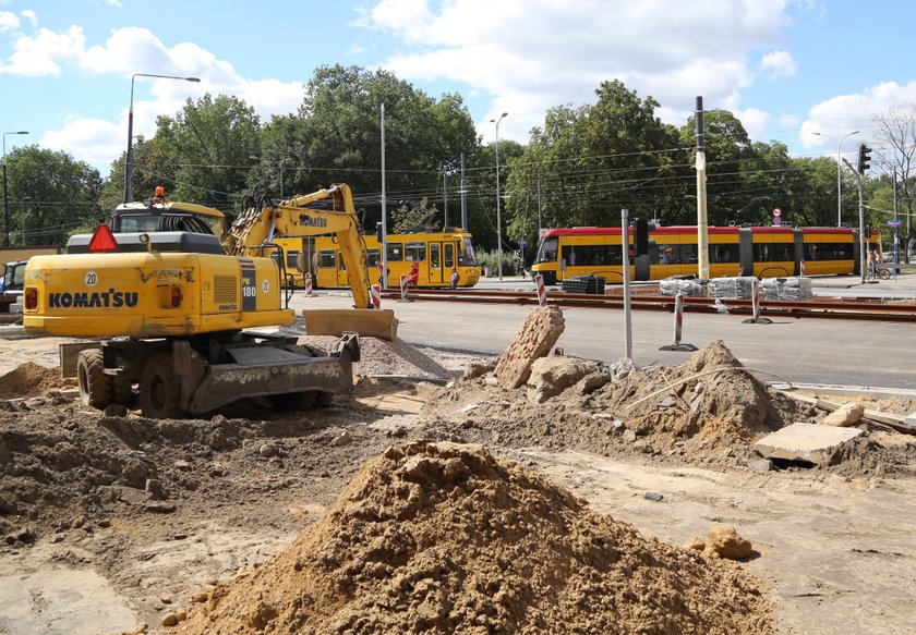 Tramwaje nie jadą na pl. Wileński