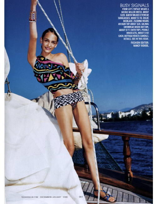 Zuzanna Bijoch w "Teen Vogue"