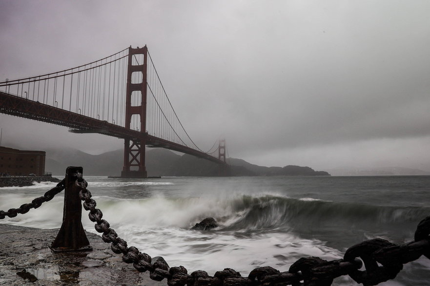 Most Golden Gate w San Francisco