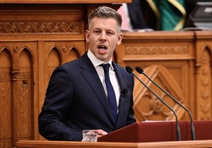 Peter Mađar tokom inauguracije