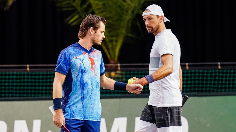 Łukasz Kubot (po prawej) i Wesley Koolhof