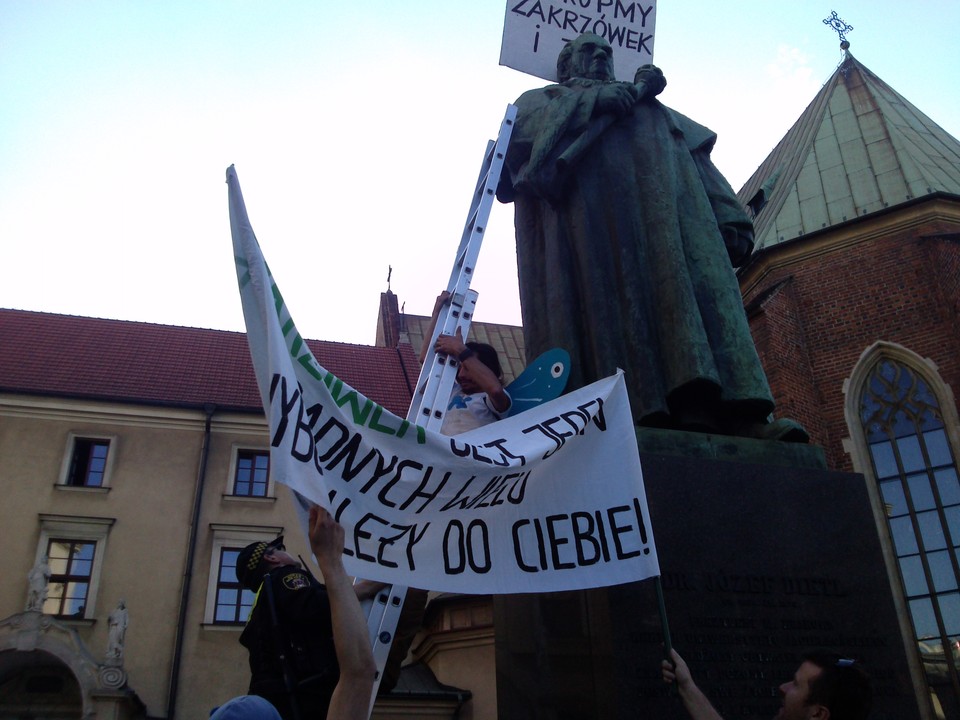 Protest ws. krakowskiego Zakrzówka