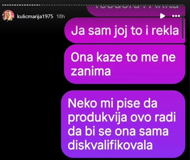 Svi se pitaju KAKO je Marija Kulić ZNALA ZA DISKVALIFIKACIJU VEČE PRE NEGO ŠTO SE DOGODILA: "Ovo namerno rade!"