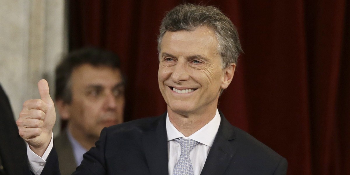 Mauricio Macri, prezydent Argentyny