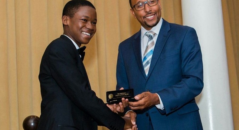 Abraham Attah honoured with the 'Key to the City’ in Massachusetts