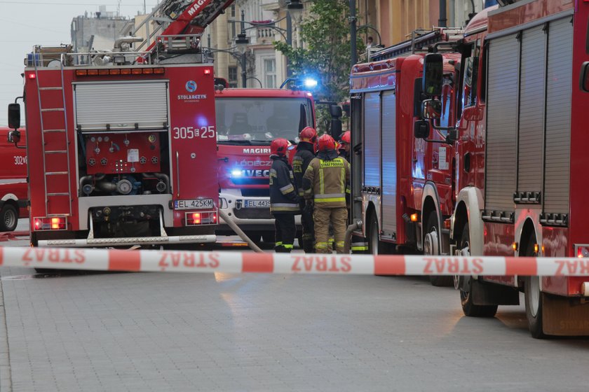 Straż pożarna na Piotrkowskiej