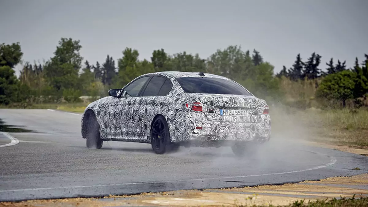 Nowe BMW M5 w akcji!