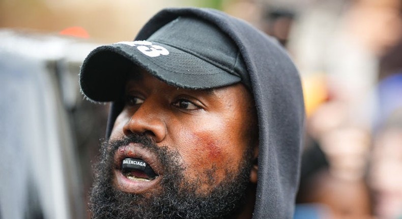 Ye, formerly known as Kanye West, is seen during Paris Fashion Week in France on October 2, 2022.Edward Berthelot/GC Images