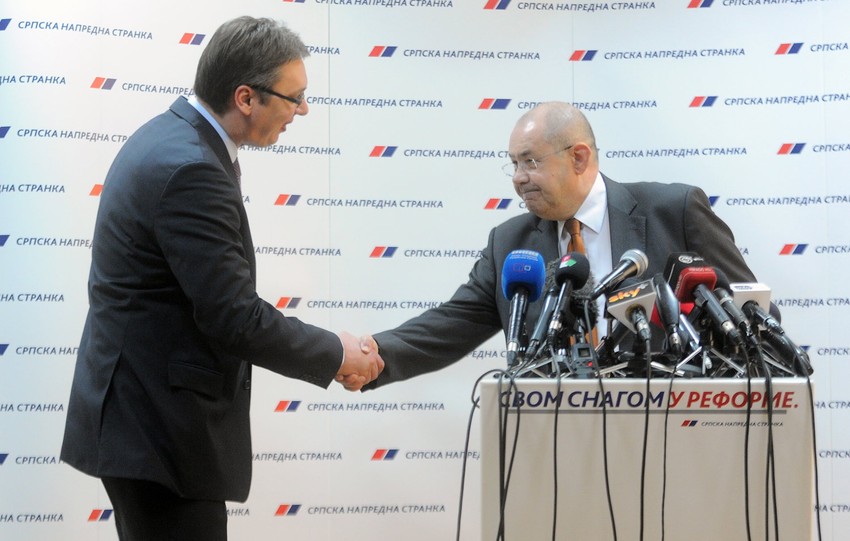 Aleksandar Vučić i Ištvan Pastor