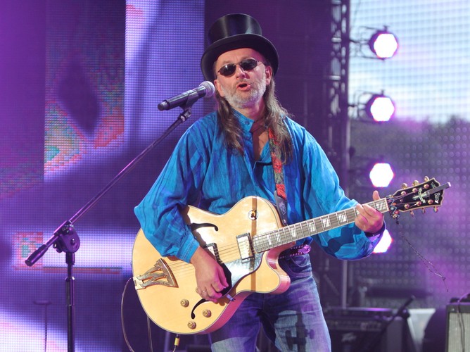 Wokalista zespołu 'Whisky River' Antonii Kreis