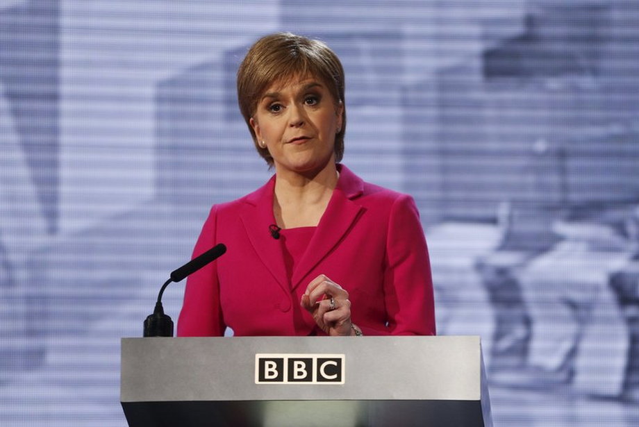 Nicola Sturgeon, the leader of the Scottish National Party.
