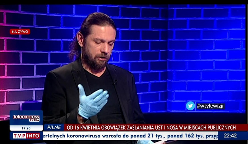 Program "W tyle wizji" na antenie TVP INFO